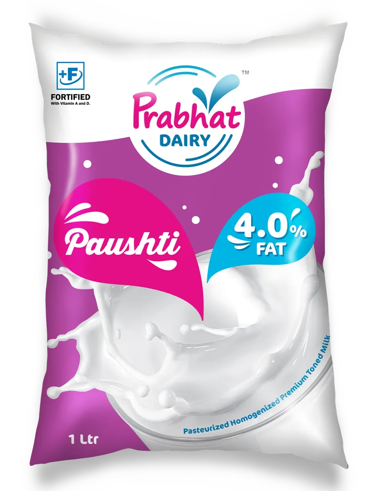 Prabhat Dairy Paushti Milk Pouch 1000ml